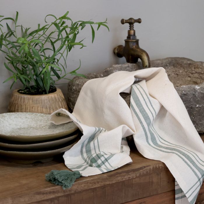 Aix Geschirrtuch mit Karo