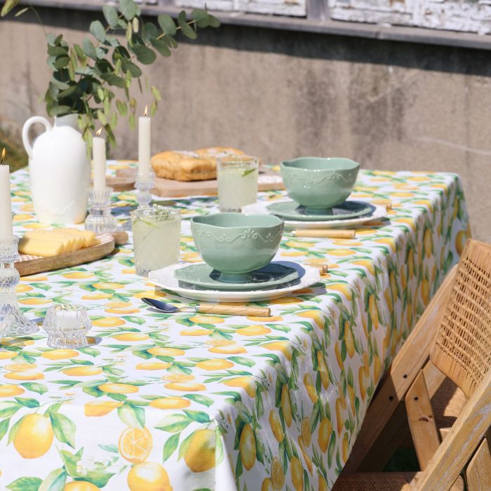Aix Tischdecke mit Zitronen