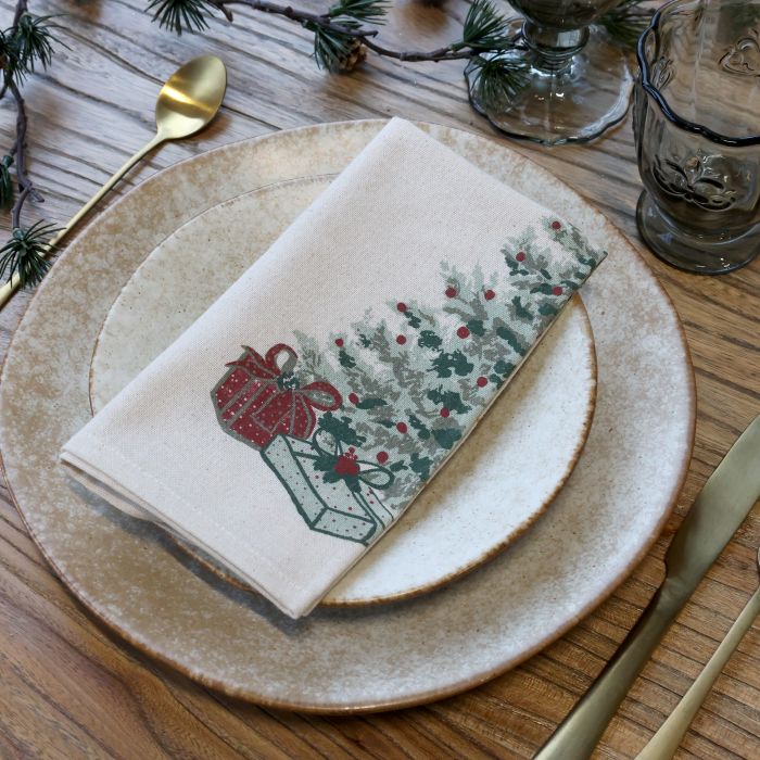 Aix Stofserviet m. juletræ