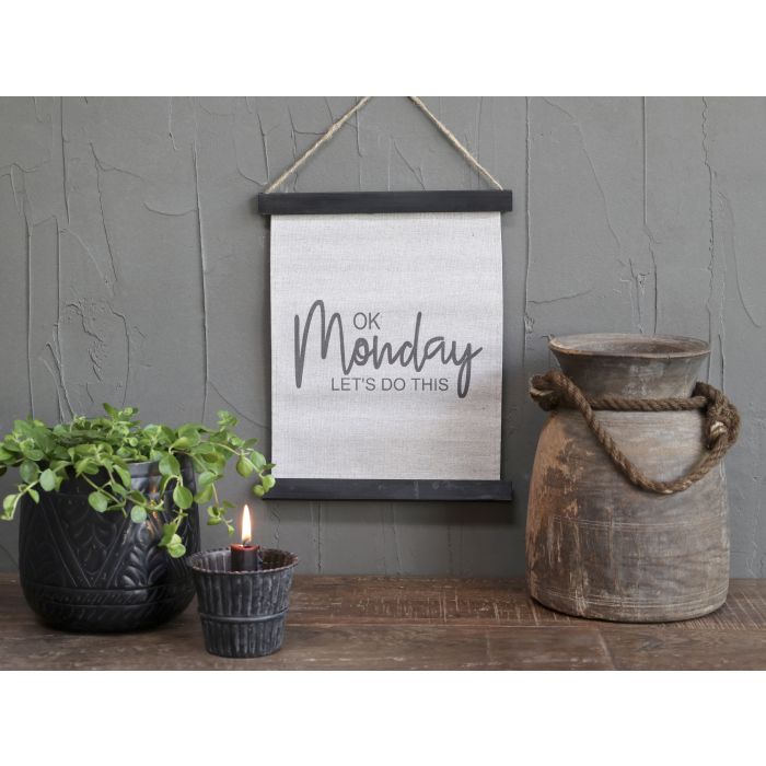 Leinwandbild zum aufhängen m. Text