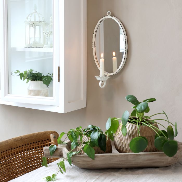 Mirror w. candleholder