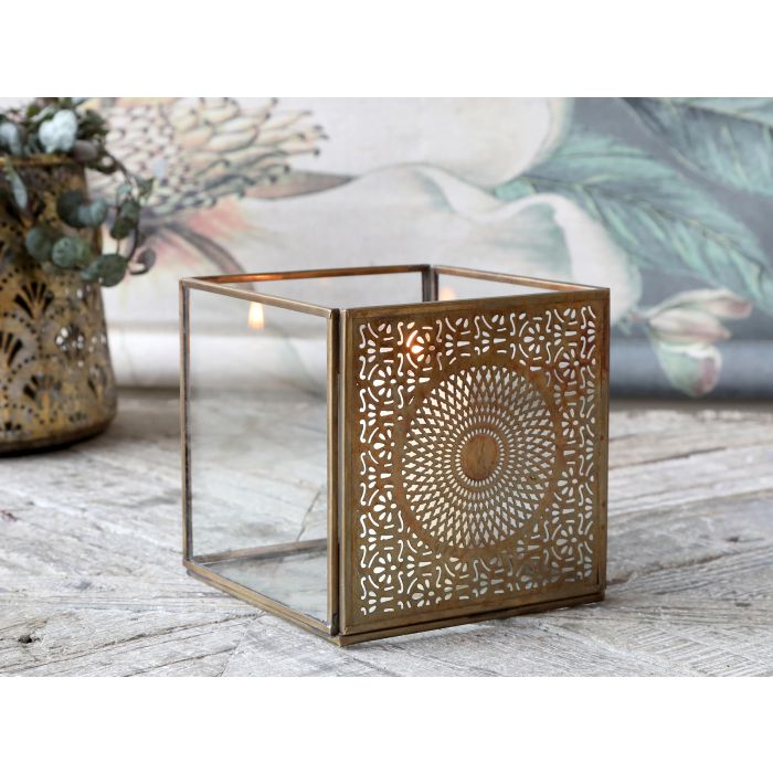 Hurricane glas m. udskæring