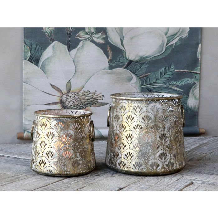 Vire Lanterne m. mønster sæt af 2