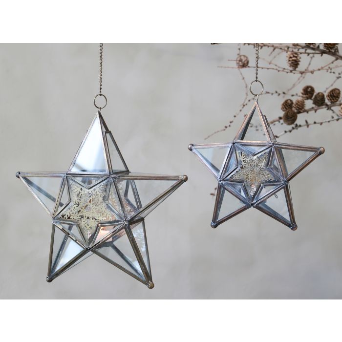 Star for tealight w. hanger