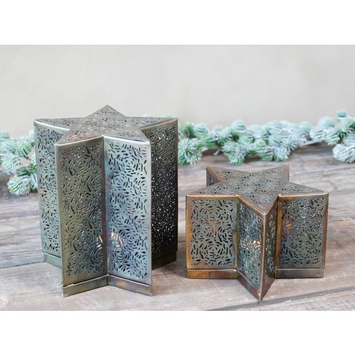 Lanterne stjerne m. mønster