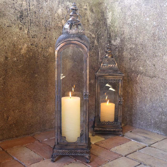 Lanterne avec décor