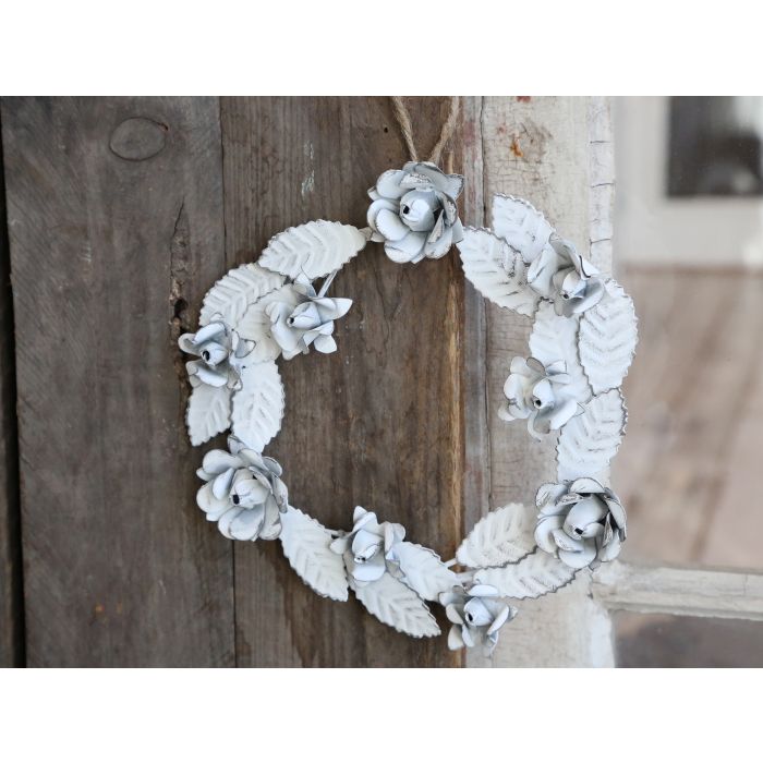 Kranz m. Blättern & Rosen