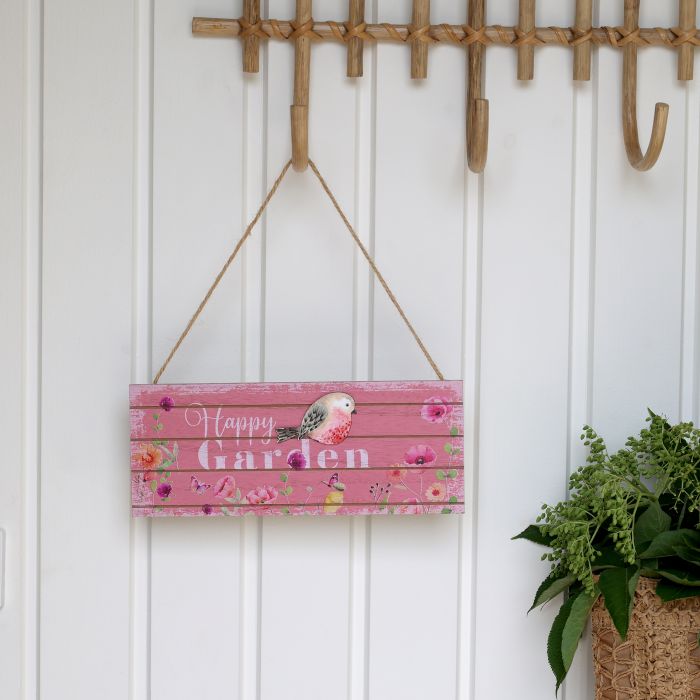 Sign Happy Garden