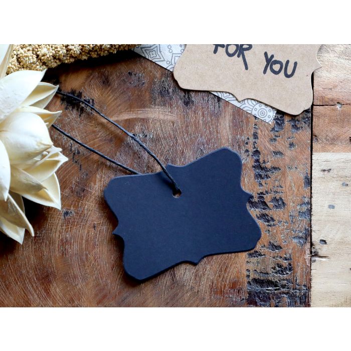 Manila Tag w. wavy edges 1000 pcs