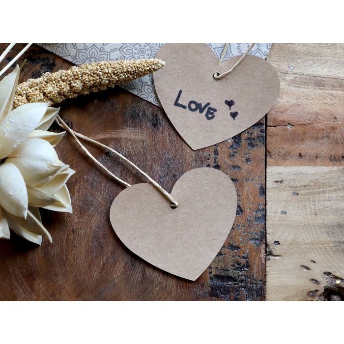 Manila Tag heart 1000 pcs