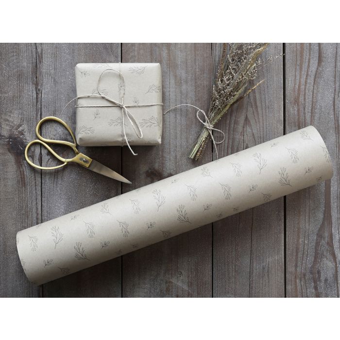 Gift Wrapping Paper w. leaves