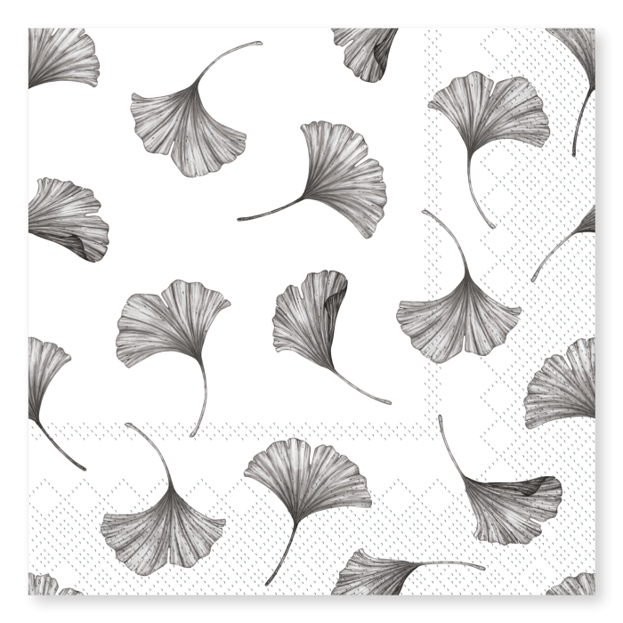 Napkin w. leaves