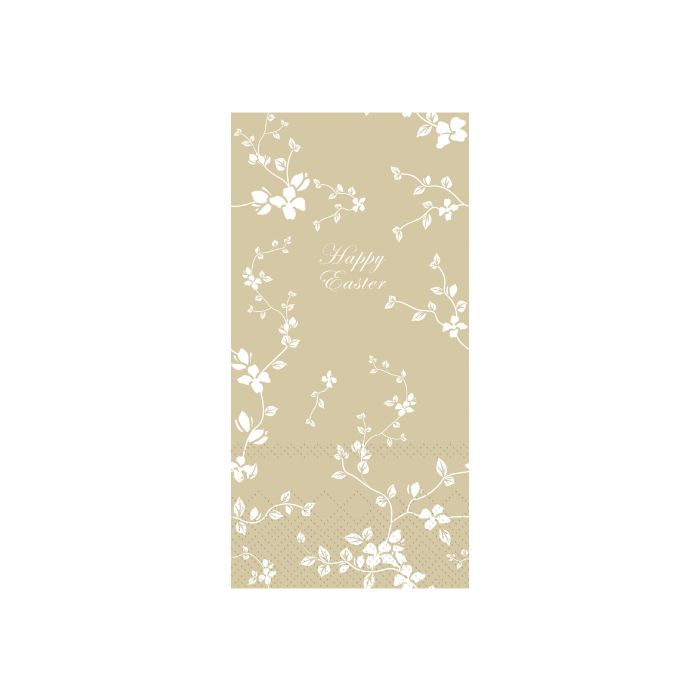 Napkin w. flowers Happy Easter