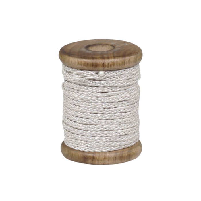 Bånd flettet m. sølv