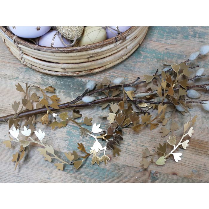 Scherenschnitt Ranke m. Blumen