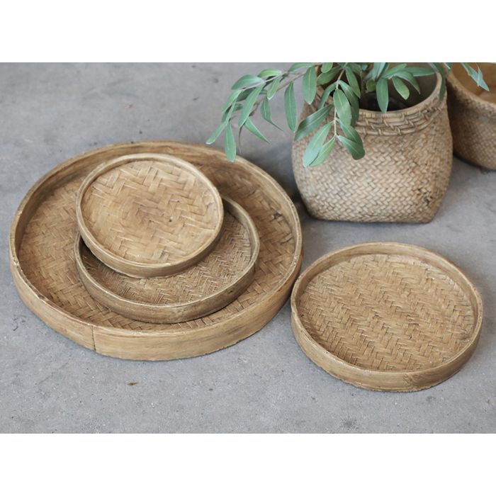 Corte Tablett m. Flechtmuster