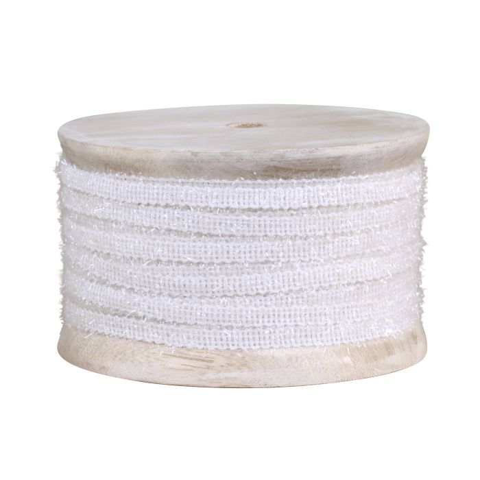 Bånd m. sølv glimmer