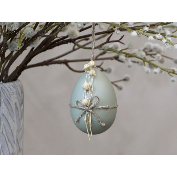 Påskeæg m. tørret blomst