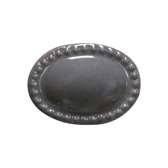 Knob w. pearl edge handmade