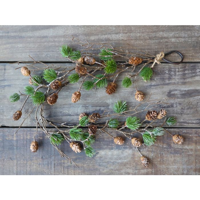 Fleur guirlande cèdre a. cônes