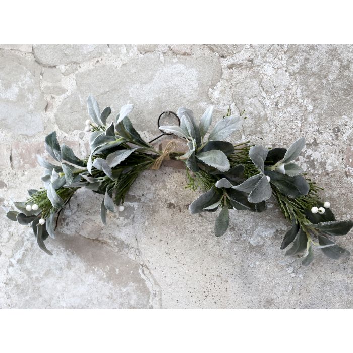 Fleur Dekoration af gran m. bær til ophæng