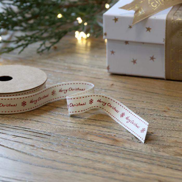 Ruban avec "Merry Christmas"