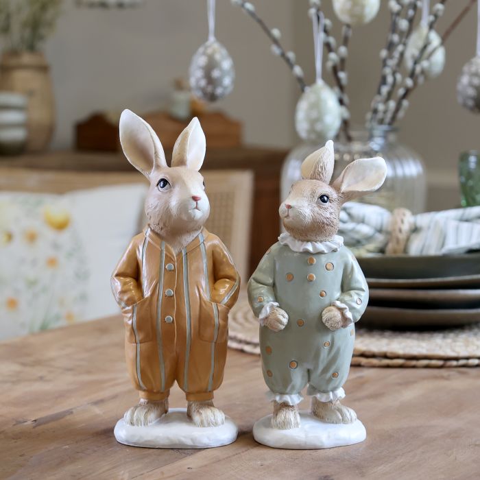 Kaninchen mit Pyjama Set von 2