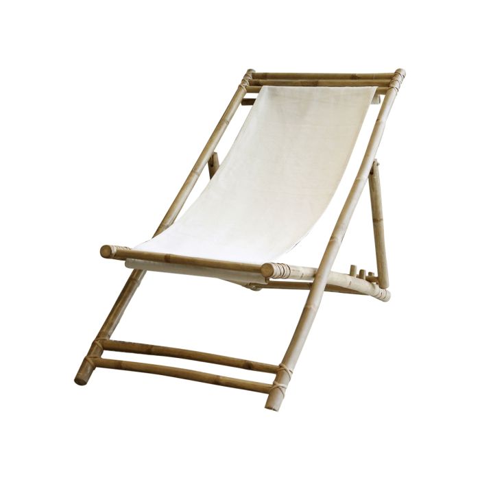 Lyon Deck Chair w. linen bamboo