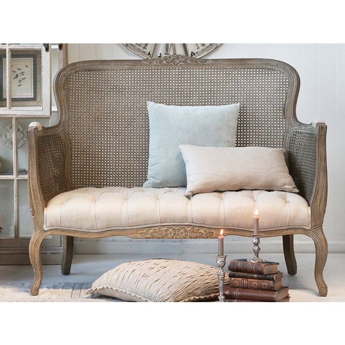 Canapé en oisier française 2 personnes