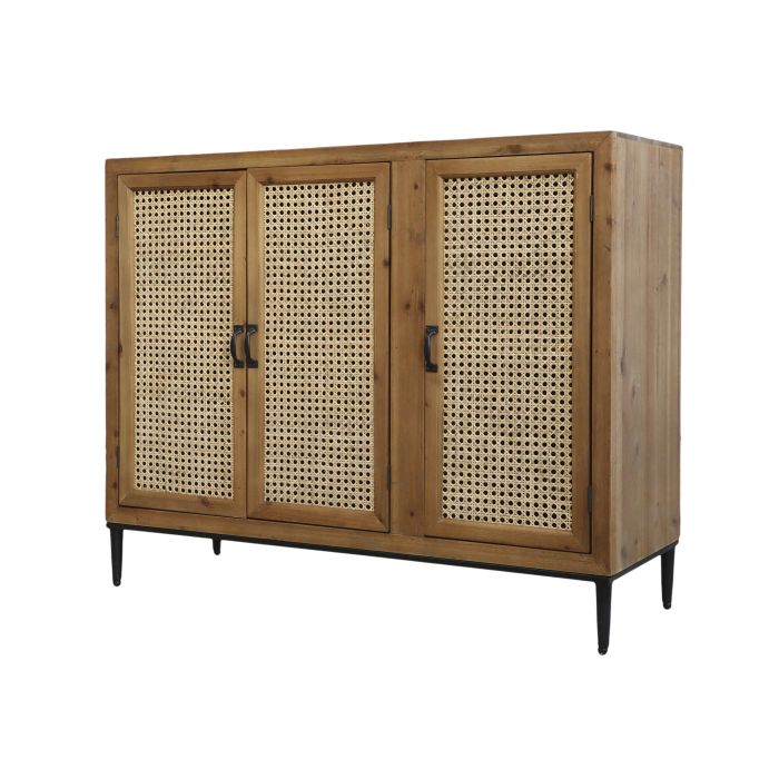 Skænk m. 3 låger i fransk flet