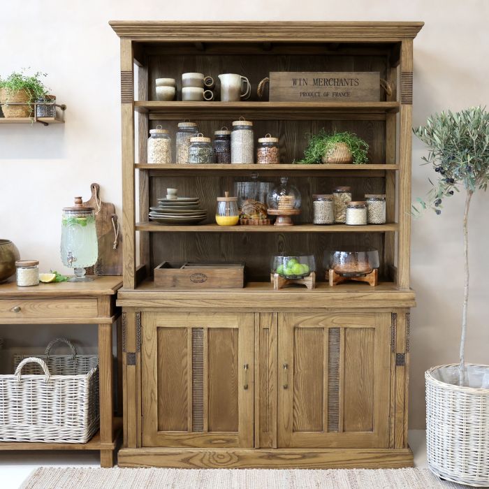 Marseille Shelving Unit w. 4 shelves & 2 doors