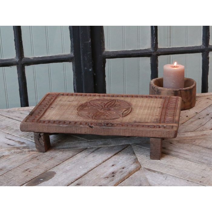 Grimaud gl. Træfad m. indgravering