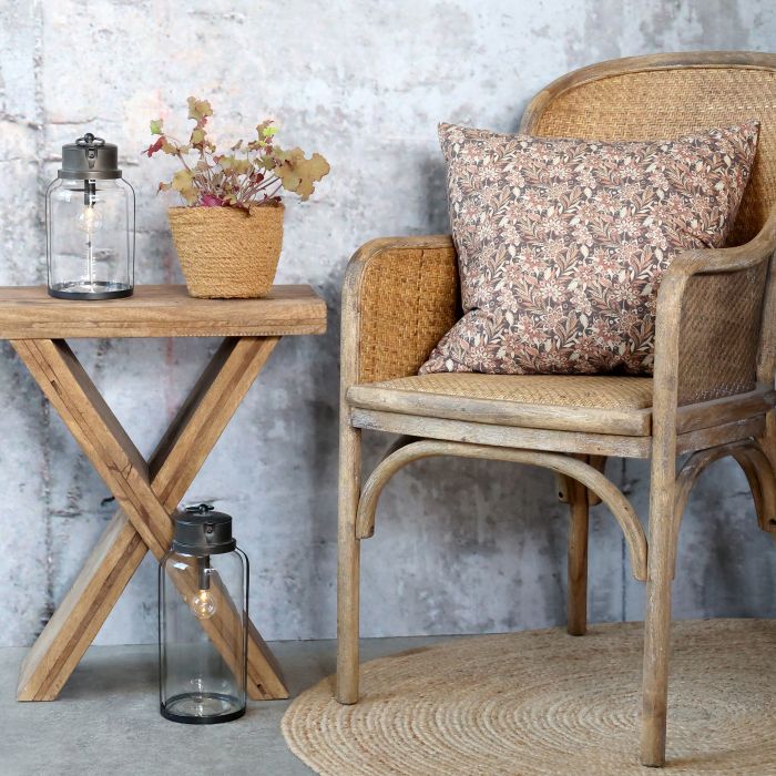 Altfranzösische Stuhl m. geflochtenem