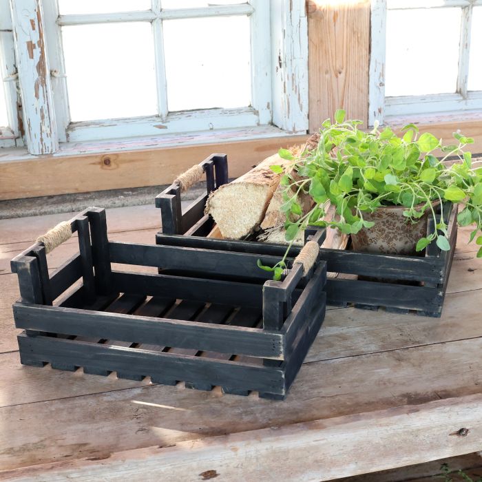 Box w. handles set of 2