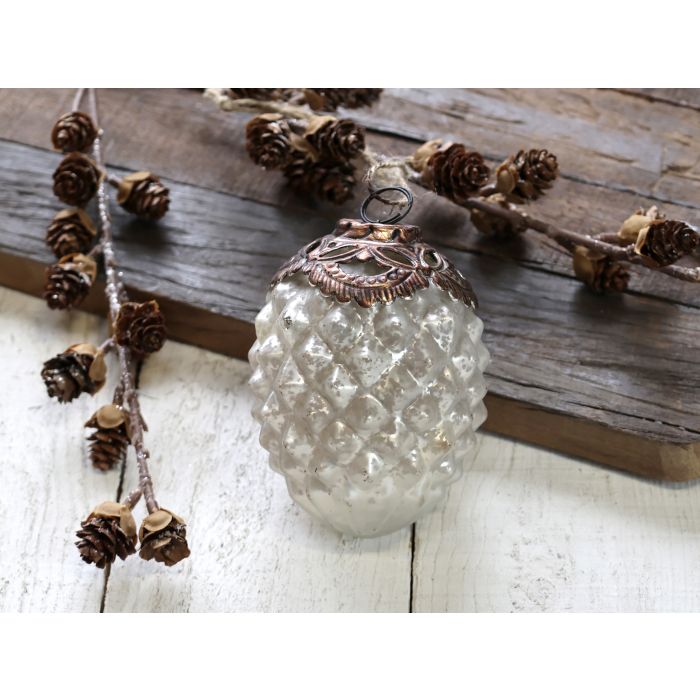 Weihnachtskugel m. Deko