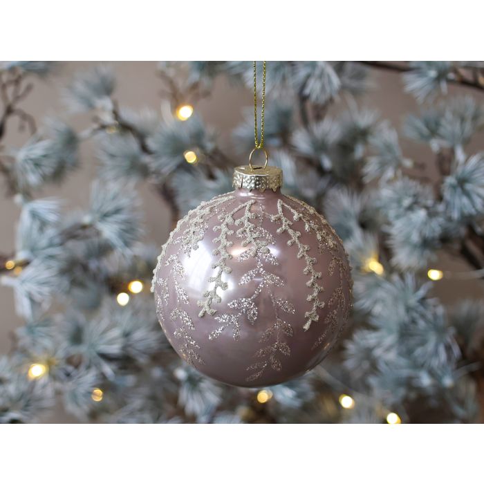 Christmas Bauble w. glitter