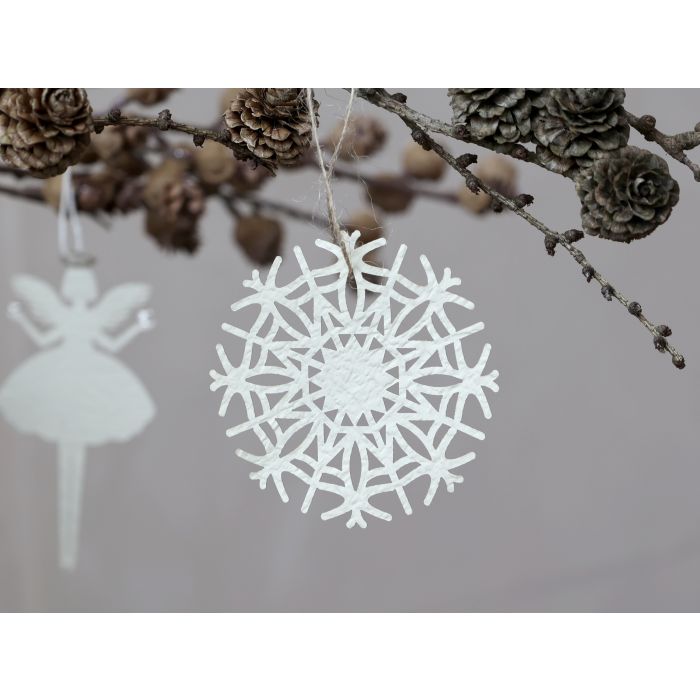 Snefnug i papir sæt af 6