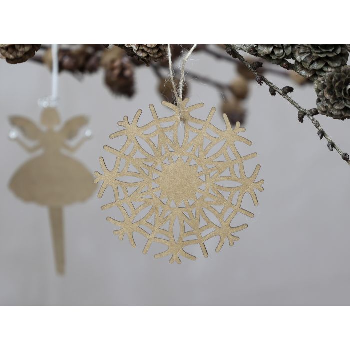 Schneeflocke in Papier Set von 6