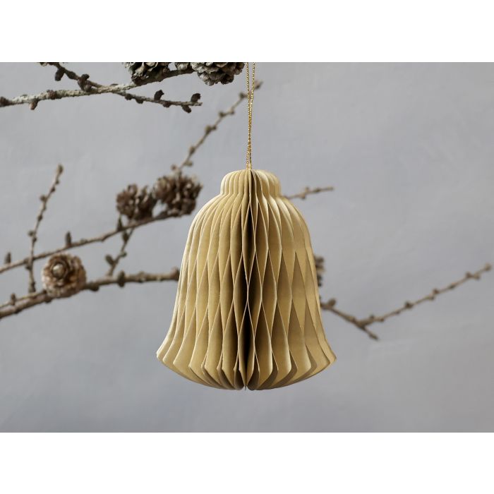 Klokke i papir til ophæng