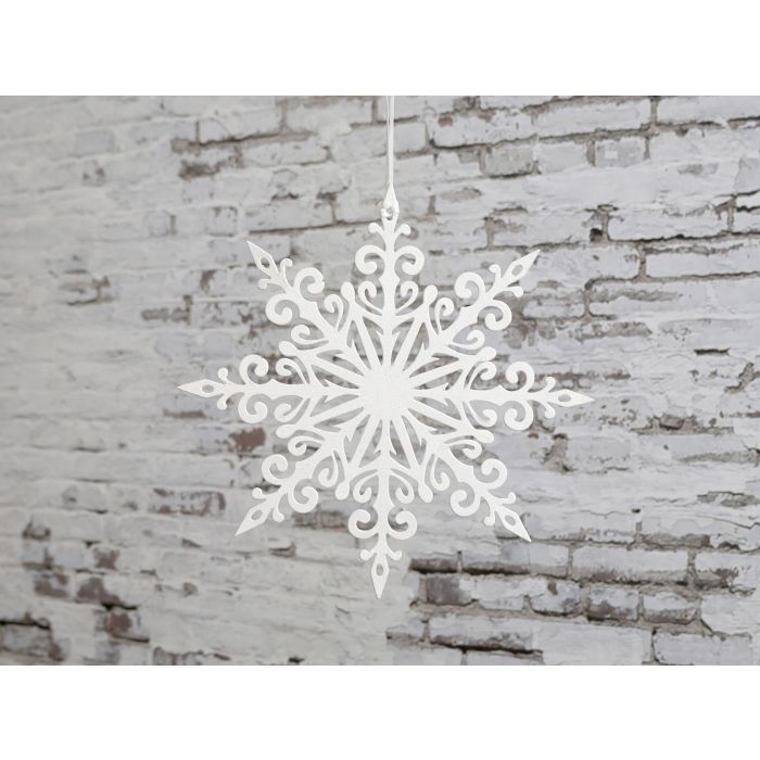 Vintage Papierschneeflocke