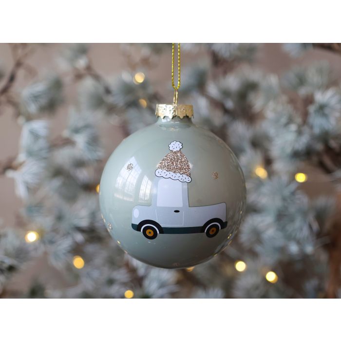 Christmas Bauble w. car
