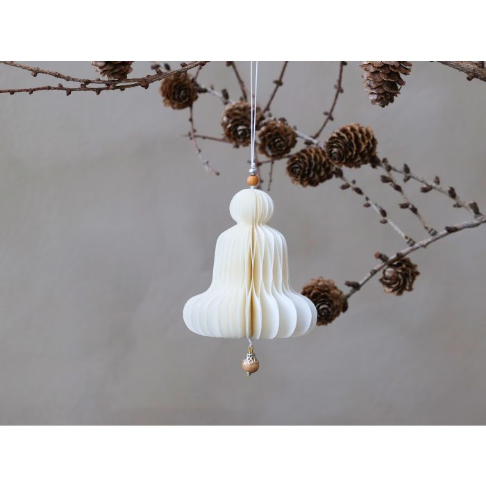 Ornament i papir m. træperle