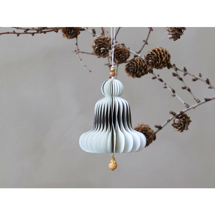 Ornament i papir m. træperle