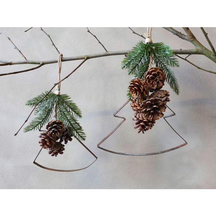 Fleur Juletræ m. kogler og gran