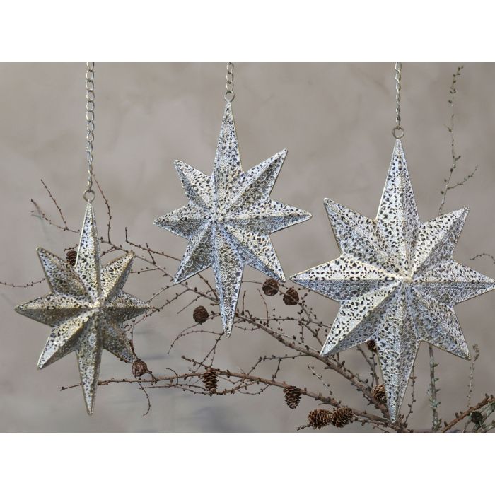 Vire Star w. decor for hanging