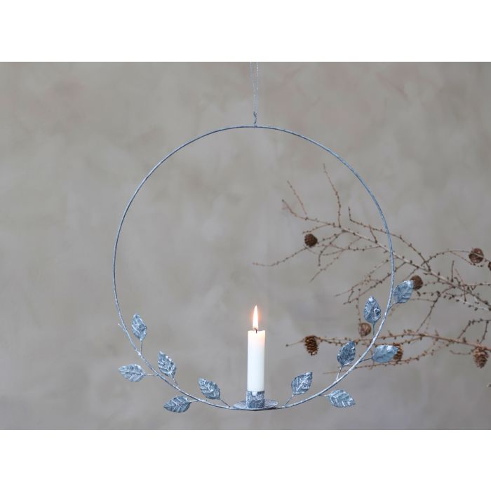 Krans til bedelys m. ophæng