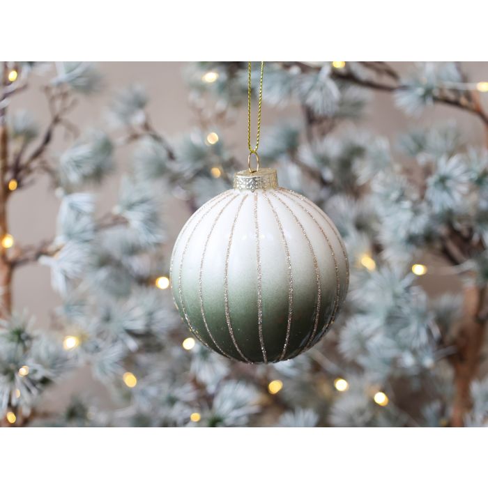 Christmas Bauble w. glitter