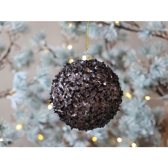 Julekugle m. glimmer