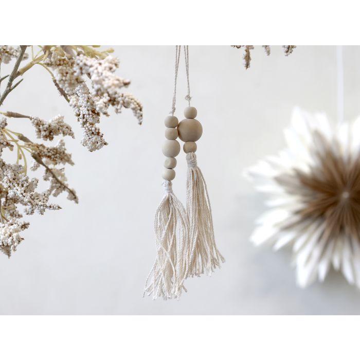 Ophæng m. perler sæt af 2