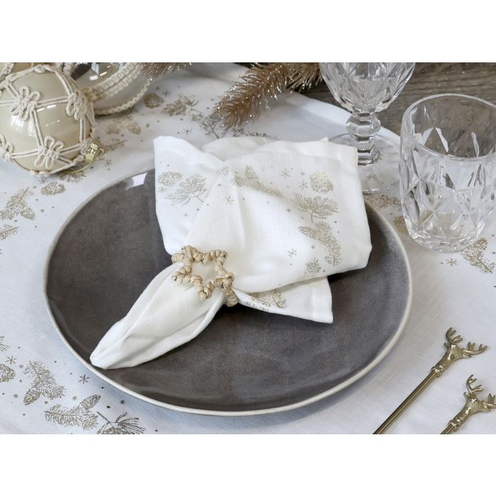 Servietring m. stjerne sæt af 4